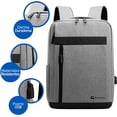 thumbnail image 5 of Mochila Oxford Bluelander con Puerto USB Gris Mochila para Laptop, 5 of 5