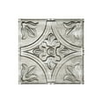 thumbnail image 1 of Fasade Easy Installation Traditional 2 Crosshatch Silver Glue Up Ceiling Tile/ Ceiling Panel (12" X 12" Sample), 1 of 1
