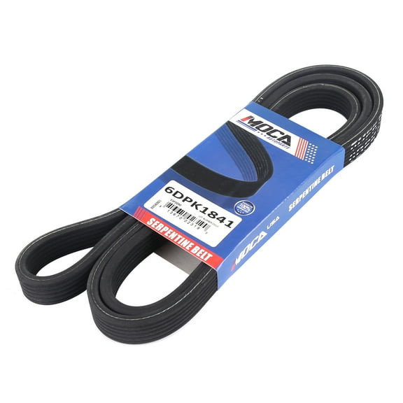 MOCA AUTOPARTS 6DPK1841 Serpentine Belt Fit for 2004-2000 Volvo C70 L5 2.3L 2.4L & 2009-2001 Volvo S60 L5 2.4L & 2007-2003 Volvo V70 Xc70 L5 2.5L
