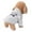 White, variant on SIfdSeng Dog Sweatshirts for Small Dogs Male Small Pet Dog Clothes Fashion Puppy Cotton Blend T-Shirt Dog Clothes for Small Dogs Boy Winter Dog Hoodies for Large Dogs Sleeveless