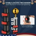 thumbnail image 3 of Yescom EZ GO 30Ft Commercial Telescoping Flag Pole Kit Portable Display Sign Banner Pole for Outside Hotel Business Events Advertising Flag Black, 3 of 9