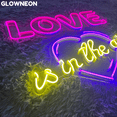 thumbnail image 3 of Glowneon Love Is In The Air Neon Sign, Wedding & Valentine Led Light, 3 of 5