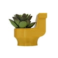 thumbnail image 2 of Clever Contraption Toilet Succulent Planter – Small Novelty Vase, 3D Printed PLA, 2 of 10