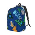 thumbnail image 2 of Yiaed Dinosaur In Space Print Backpack, Premium Laptop Backpack, Travel Backpack for Women, Lightweight Backpacks, Comfortable Back Pack-Small, 2 of 5