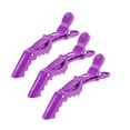 thumbnail image 1 of 6 Pcs Hair Clips Professional Sectioning Clips Salon Alligator Haircut Accessories Hairgrips for Women Girls (Purple), 1 of 5