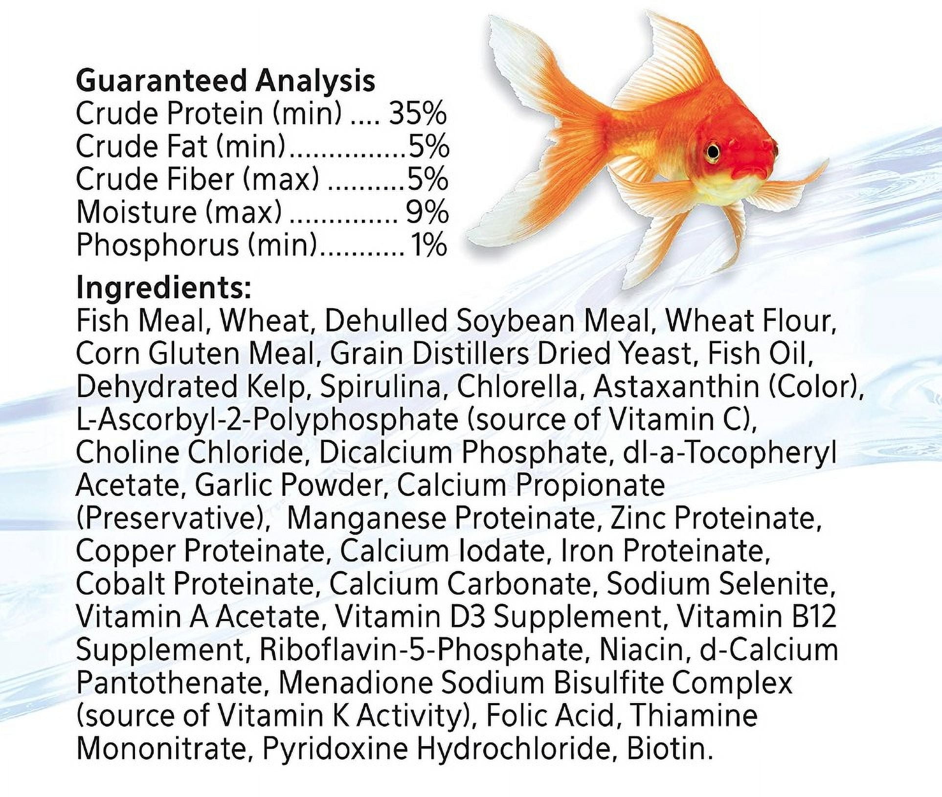 Aqueon Goldfish Granules Slow Sinking Fish Food Daily Nutrition for All Goldfish and Other Pond Fish [Aquarium Goldfish Food, Aquarium Supplies] 18 oz (6 x 3 oz)
