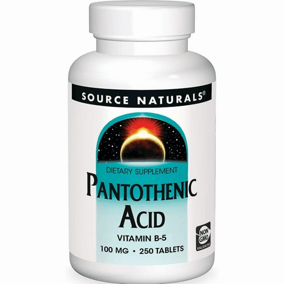 Source Naturals Source Naturals Pantothenic Acid, 250 ea