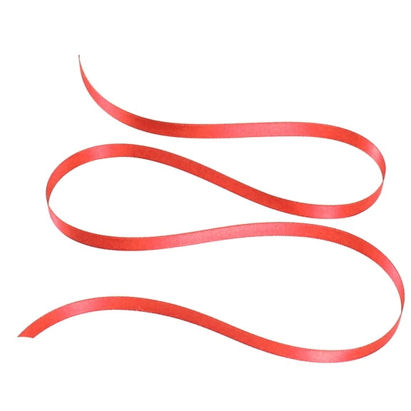 1/8" Double Face Satin Ribbon 100 yards - Coral