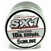 Sunline 63041748 30 lbs x 250 Yard SX1 Deep Green Polyethylene Fishing Line