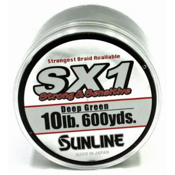 Sunline 63041744 16 lbs x 250 Yard SX1 Deep Green Polyethylene Fishing Line