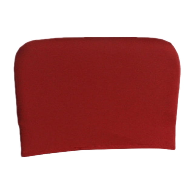 DOLITY Computer Chair Back Slipcover Desk Chair Back Cover for Dining Party Wedding Red 28x48cm
