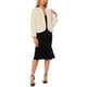 thumbnail image 2 of CHAQUETA DE PIEL SINTÉTICA INSPIRADA CHIC 2024 para Mujeres, Manga Larga, Con Bolsillos, Botón de Perla, Cárdigan Corto Esponjoso, Ropa Exterior XL Beige, 2 of 5
