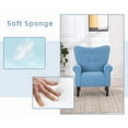 thumbnail image 3 of Richryce Mid-Century Accent Chair, Blue, 3 of 10