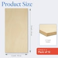 thumbnail image 2 of Baltic Birch Plywood, 12 x 24 x 1/4 Inch - 6 mm Craft Wood, Box of 12 B/BB Grade Baltic Birch Sheets, Perfect for Laser, CNC Cutting and Wood Burning, by Woodpeckers, 2 of 7