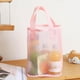 thumbnail image 5 of 2 bolsos de nailon para almacenamiento de juguetes de baño de arena, impermeables para viajar en la playa BLESIY Bolsa transparente, 5 of 8