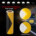 thumbnail image 3 of Uxcell Reflective Tape, Self-Adhesive Trailer Reflector Tape Waterproof Warning Sticker Yellow-black 8 Inch x 16 Feet, 3 of 6