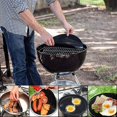 thumbnail image 4 of Bbq Grill Mat, Set Of 4 Round 40cm 100% Non-stick Teflon Grill Mats Gas Grill, Baking Mat Baking Paper Reusable, For Charcoal Grill, Electronic Grill, 4 of 4