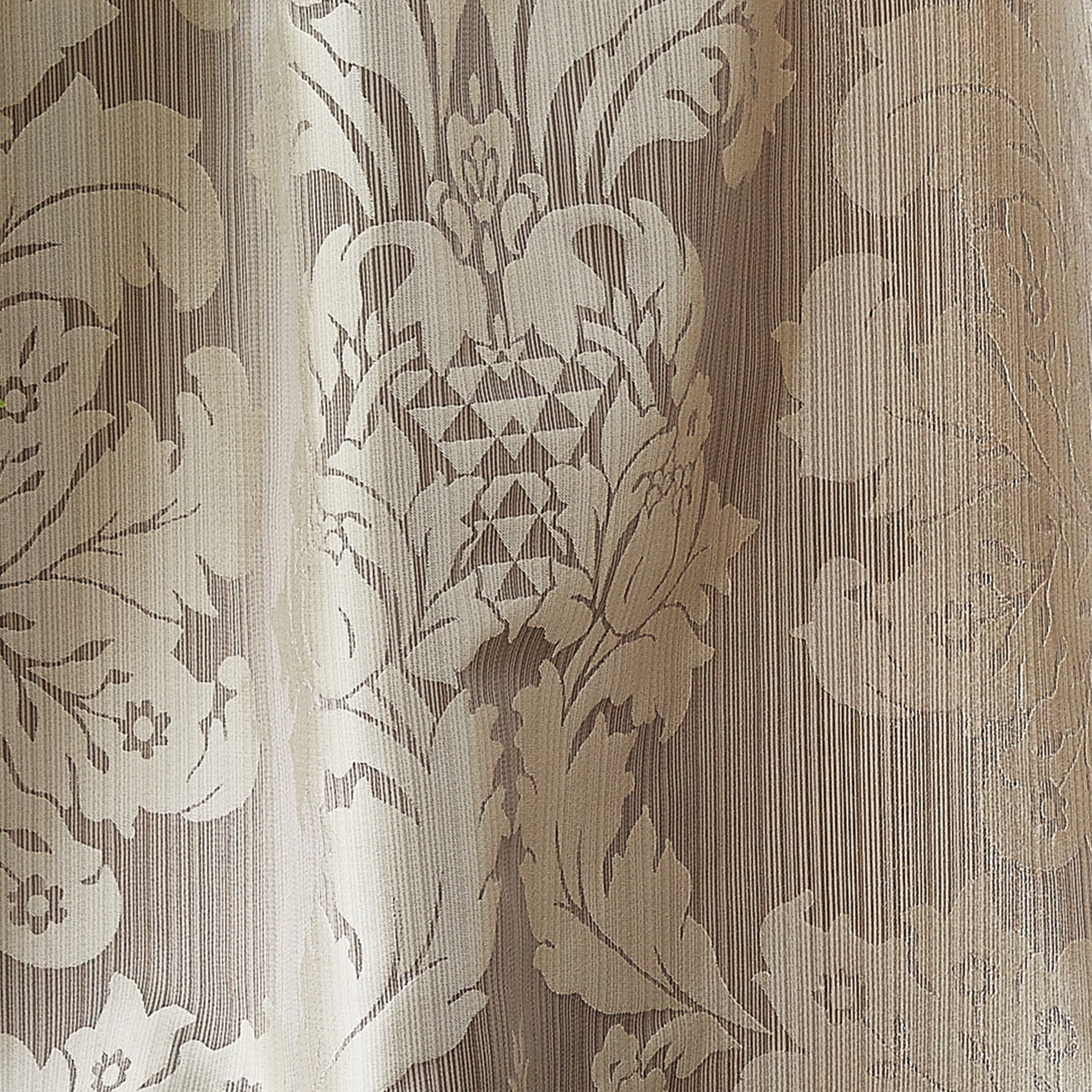 Palermo 84" Room Darkening Poletop Lined Panel, Champagne, Polyester