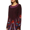 thumbnail image 3 of White Mark Women's Sandrine Embroidered Sweater Dress, 3 of 3