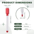 thumbnail image 2 of Uxcell 30 Pack Dry Erase Markers Pens, Watercolor Fine Tip Marker, Magnetic Whiteboard Markers with Eraser Cap for Paper Drawing Art Supplies Office Home, Red, 2 of 6