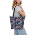 thumbnail image 2 of Pofeuu Tropical Leaves Print Women Fashion Shoulder Handbags Top Handle Satchel Bags Tote Shoulder Shopping Bag Stylish Canvas Tote Bag, 2 of 6
