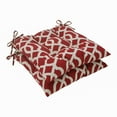 thumbnail image 2 of Pillow Perfect  Outdoor New Geo Tufted Seat Cushion (Set of 2) Black, 2 of 5