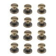 thumbnail image 2 of Brass Rivets,20pcs Flat Head Copper Copper Rivets Leather Cap Rivet Professional Grade, 2 of 5