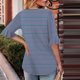 thumbnail image 2 of Blusas de Manga Corta para las Mujeres, Moda Verano Impreso, Blusas de Cuello Redondo, Chaqueta de Manga Corta para las Mujeres, 2 of 7