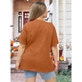 thumbnail image 5 of DEXIO Womens Plus Size Tops Halloween Shirts for Women Cute Ghost Shirt Fall Pumpkin Tshirt Coffee Lover Graphic Tees casual Short Sleeve Tops,1X, 5 of 6