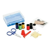 Camco Travel-Size Sewing Kit | Features 50 Yards of Assorted Thread, 5 Needles, 8 Buttons, and More | Multicolor (51053)