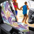 thumbnail image 3 of Bulopur Tropical Front Car Seat Towel Palm Tree Leaf Non-Slip Car Seat Sweat Protector for Men Soft Athletic Towel for Summer Fit SUV Sedan Truck, 3 of 8