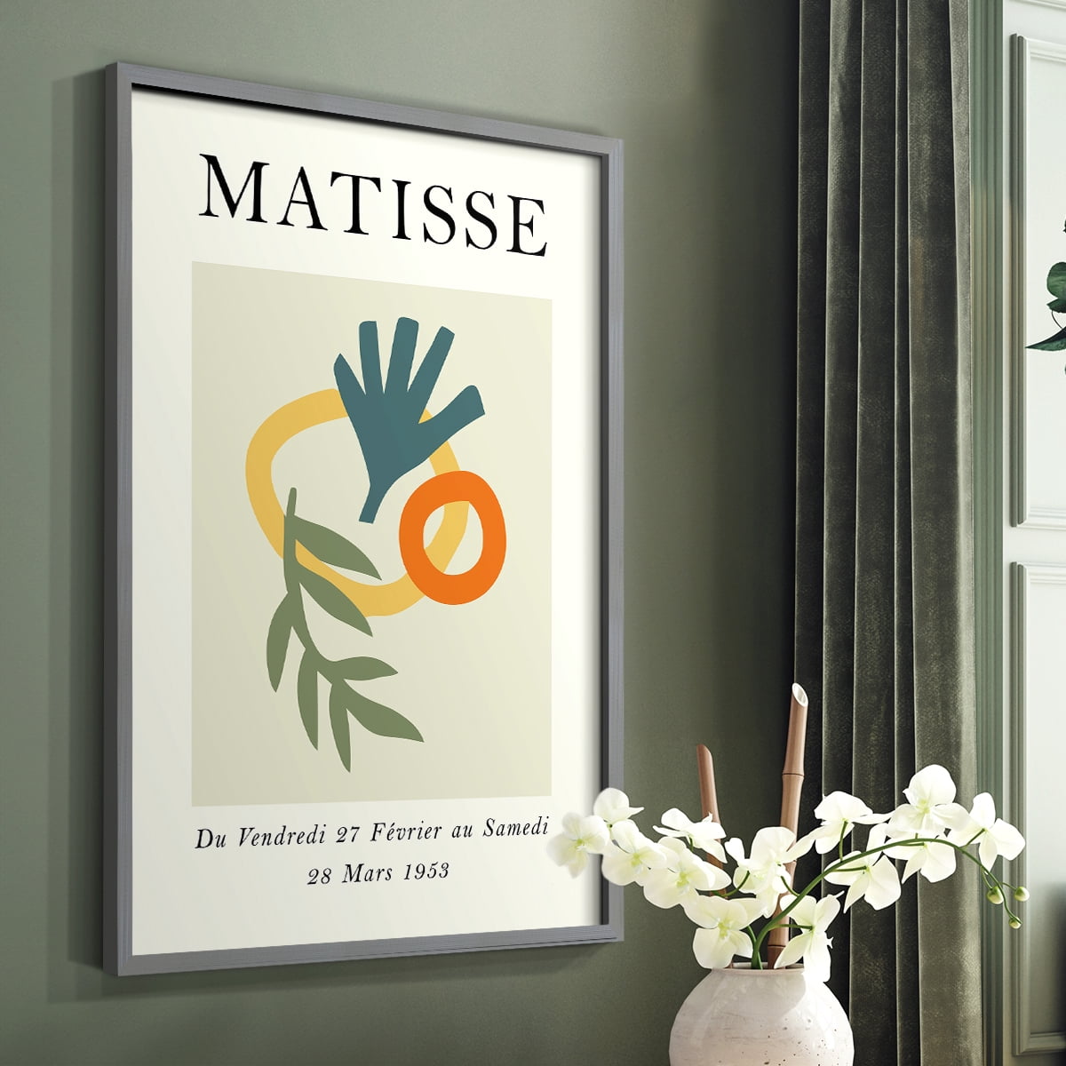 Matisse CCLXXX in Solid Wood 16 x 20 Framed Print