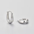 thumbnail image 1 of Pendientes de plata de ley 925 para mujer, aretes geométricos de Color dorado a la moda, joyería para prevenir alergias, accesorios de fiesta, regalo, 1 of 2