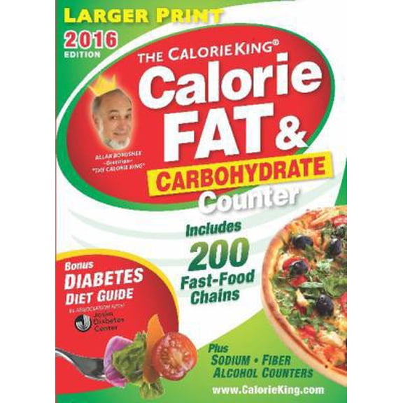 Pre-Owned The Calorie King Calorie, Fat & Carbohydrate Counter 2016 (Paperback) 1930448643 9781930448643