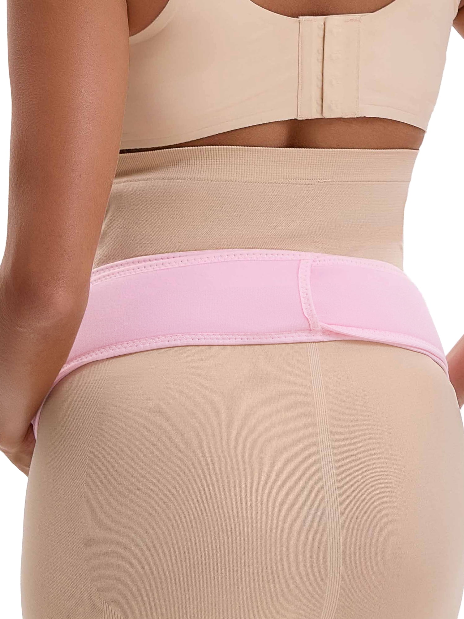 Unique Bargains Maternity Belly Bands Soft and Breathable Pregnancy Support Band XL Pink