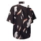 thumbnail image 5 of Mujeres Casual Media manga de murciélago Cuello halter Hombro Impreso Blusa suelta Tops Fridja  czfsfas1718, 5 of 6