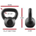 thumbnail image 5 of Hammerstone Painted Cast Iron Kettlebells, Home & Gym Equipment, Great for Strength Training, Full Body Workout & Crossfit Training, Color & Size Available in 10-80 Pounds, 5 of 9