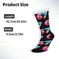 thumbnail image 4 of PuSpu 67 Funny Christmas Polyester, Spandex Socks, Festive Holiday Long Socks for Adults, Multicolor, 4 of 7