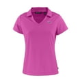 thumbnail image 2 of Women's Cutter & Buck  Pink Denver Broncos Daybreak Eco Recycled V-Neck Polo, 2 of 3