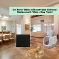 thumbnail image 4 of Qzbhct 4 Pack Activated Carbon Filters Absorbing Odors for Hooded Cat Litter Box and Pans, 4 of 7