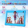 thumbnail image 6 of Newest 2026 Kids Tablet, 10 inch Android 15 Tablet for Kids, 8GB+32GB/1TB Toddler Tablet with Shockproof Case, 6000mAh Battery, Google Kids Space Parental Control, IPS Touchscreen Dual Cameras, Games, 6 of 7
