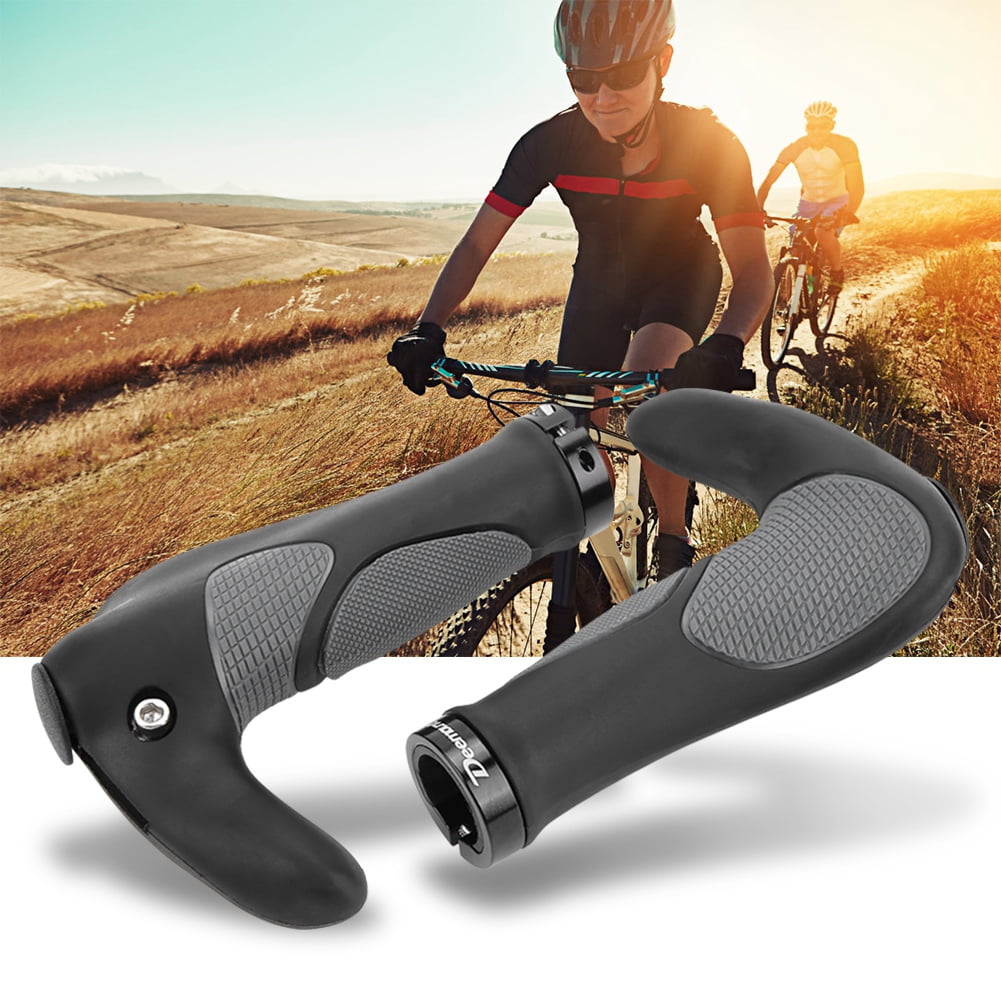 Ergonomic Bicycle Bike Cycling Anti-Skid Shockproof TPR Rubber Handlebar Grips