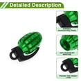 thumbnail image 5 of Unique Bargains 4 Pcs Tire Valve Stem Caps Decorative Grenade Shape Tyre Valve Dust Covers Aluminum Alloy Plastic  Green 36.5mm, 5 of 7