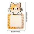 thumbnail image 4 of Tunhigl Wall-Mounted Cat Scratching Mat - Save Furniture, Adhesive & Damage-Free, Perfect for All Cats, 4 of 4