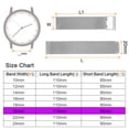 thumbnail image 2 of Uxcell Stainless Steel Mesh Watch Band 20mm Quick Release Adjustable Metal Watch Strap for Men Women, Silver Tone, 2 of 7
