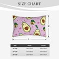 thumbnail image 6 of Fotbe Different Avocados Pillow Cases - Envelope Closure - Luxury, Extra Soft, Cooling Pillow Covers - Wrinkle, Fade, Stain Resistant-14"x20", 6 of 9