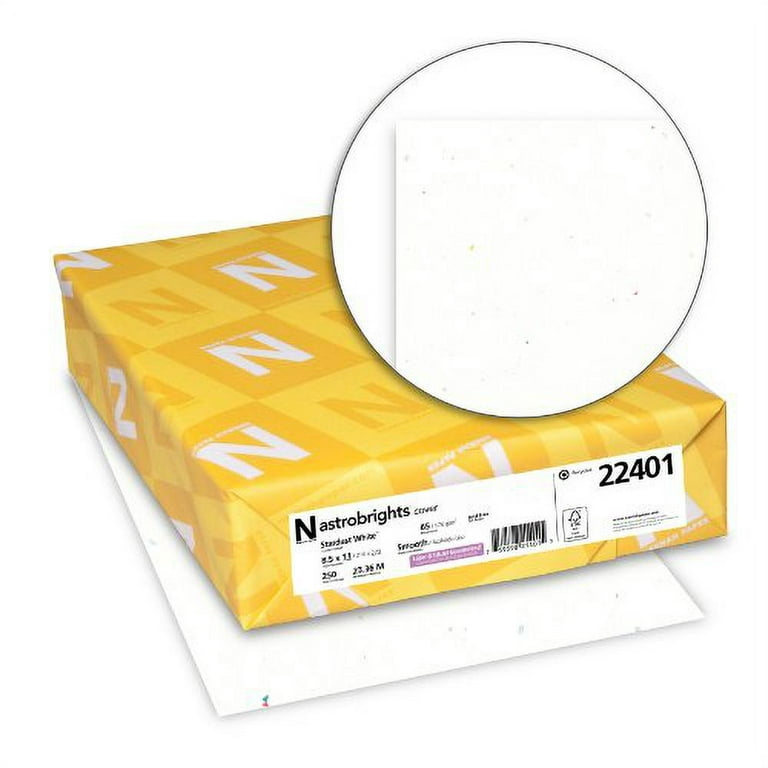 Neenah Paper, Inc 22841 Astrobrights Colored Card Stock, 65 lb., 8