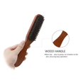 thumbnail image 4 of Professional Soft Boar Bristle Wood Beard Brush Hairdresser Shaving Brush Comb Men Mustache Comb Kit With Gift Bag Hair Comb Set, 4 of 9