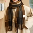 thumbnail image 5 of Bufanda de invierno, Bufandas cálidas, Accesorios para clima frío, Bufandas con flecos, 5 of 5