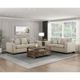 thumbnail image 2 of Lexicon Silverthorne Chenille Living Room Loveseat in Light Brown, 2 of 8
